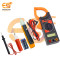 Combo of DT266 Digital Clamp Multimeter with Voltage Tester Pen & Continuity Tester (3 Tools Set)